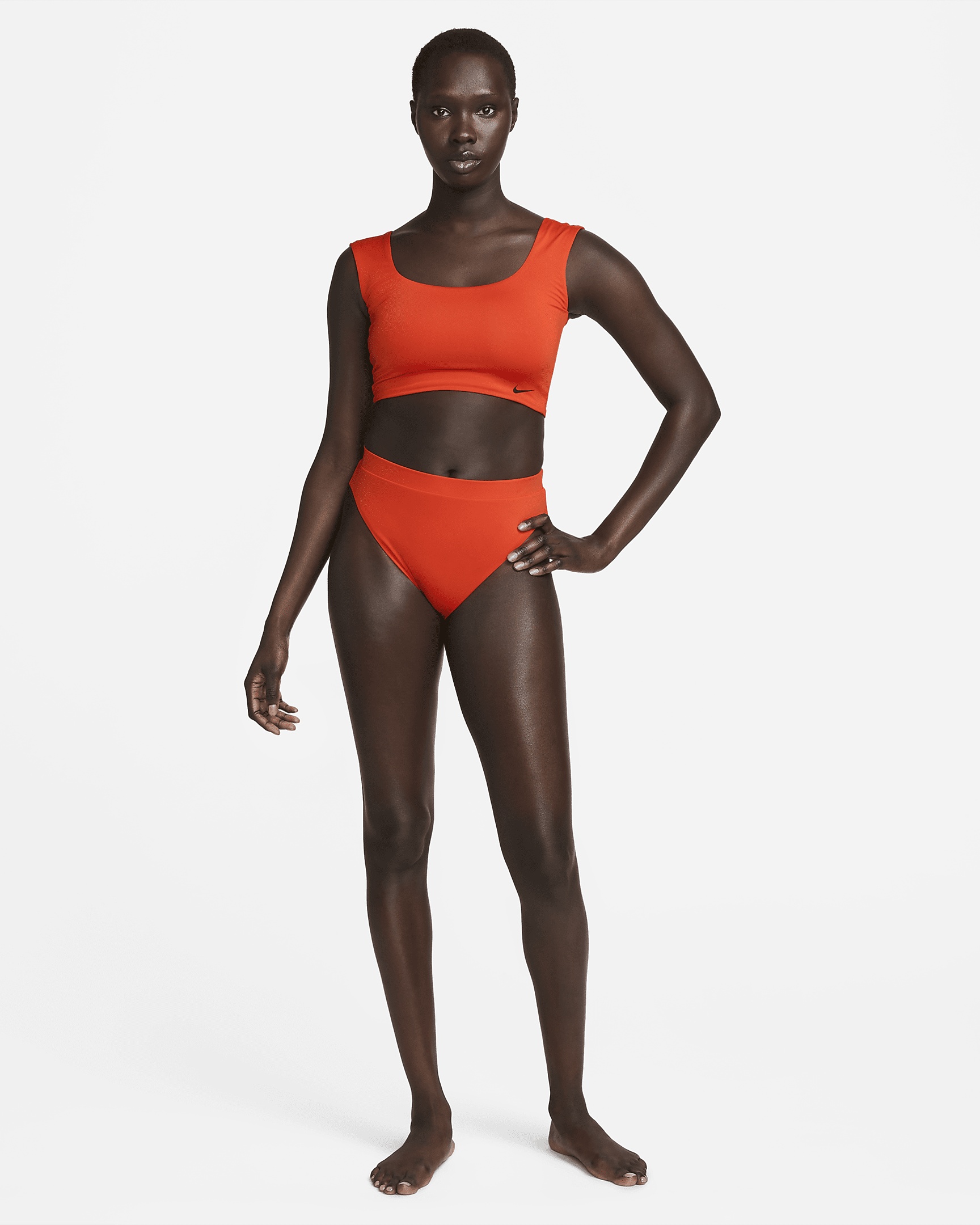 Nike Women's Essential High-Waist Swim Bottom - 6