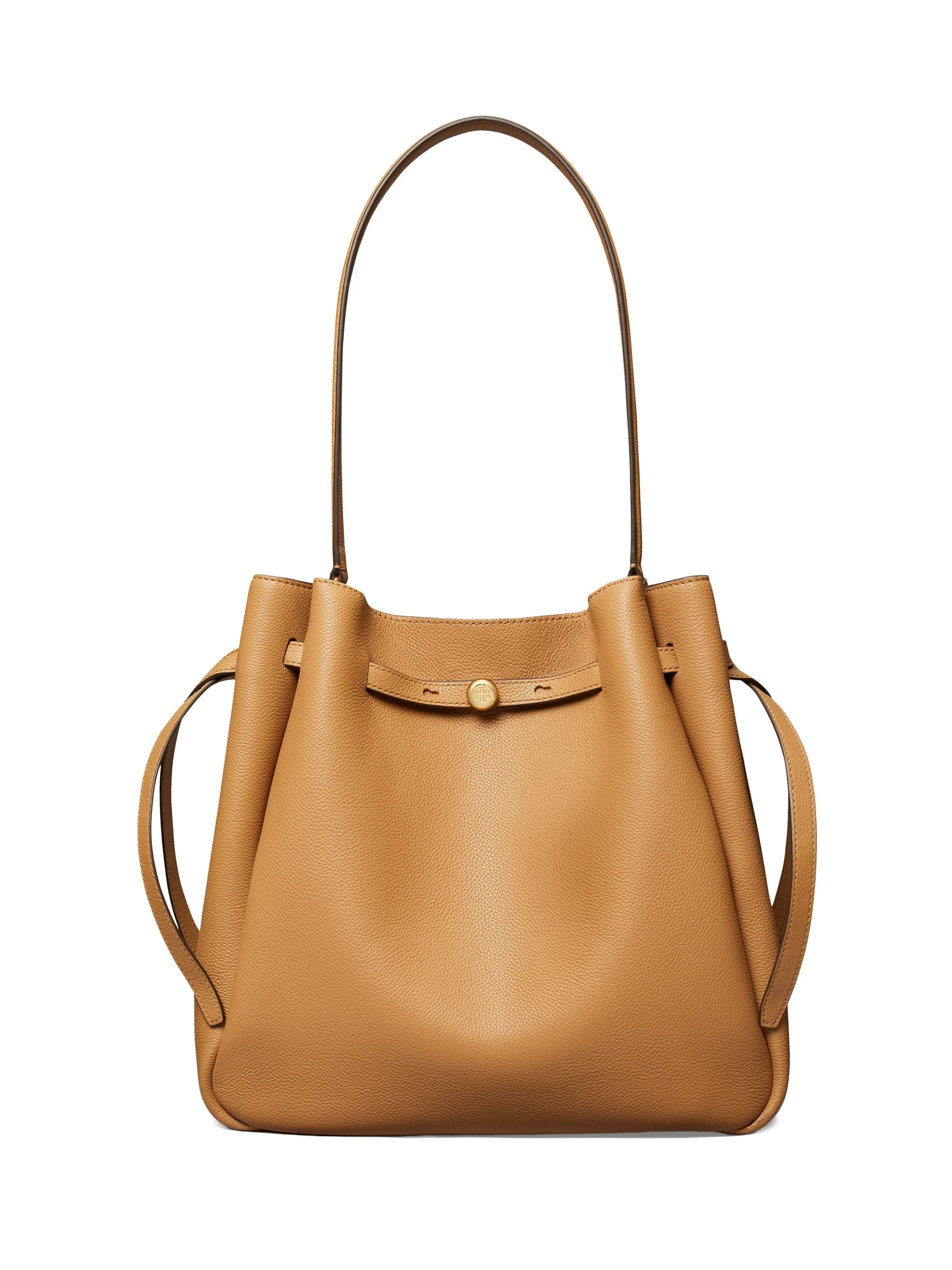 Women's Mini Romy Leather Bucket Bag - Tiramisu - 1