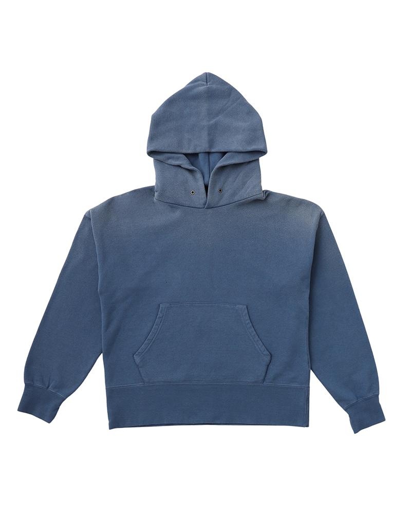 COURT HOODIE P.O. DMGD BLUE - 1