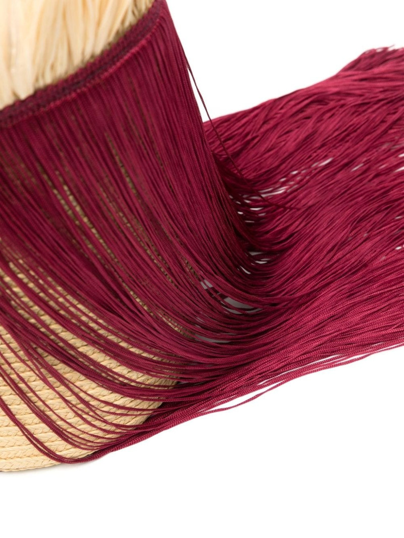 Feria fringed bucket bag 3