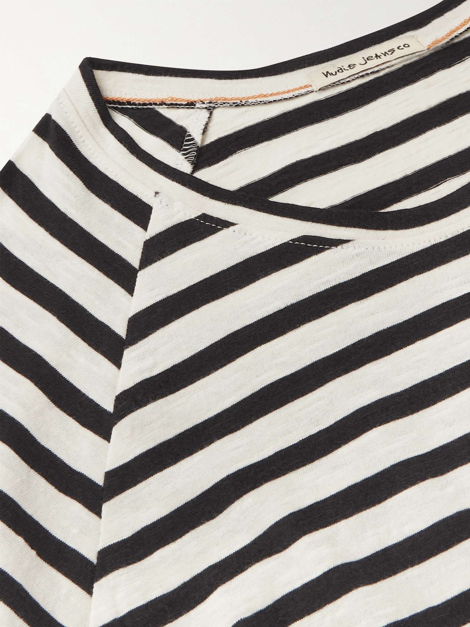 Otto Striped Organic Cotton-Jersey T-Shirt - 5