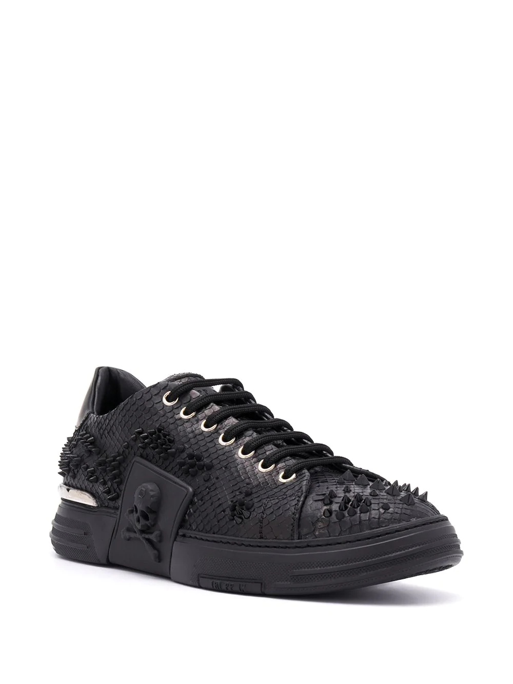 Skull Low-Top Sneakers - 2