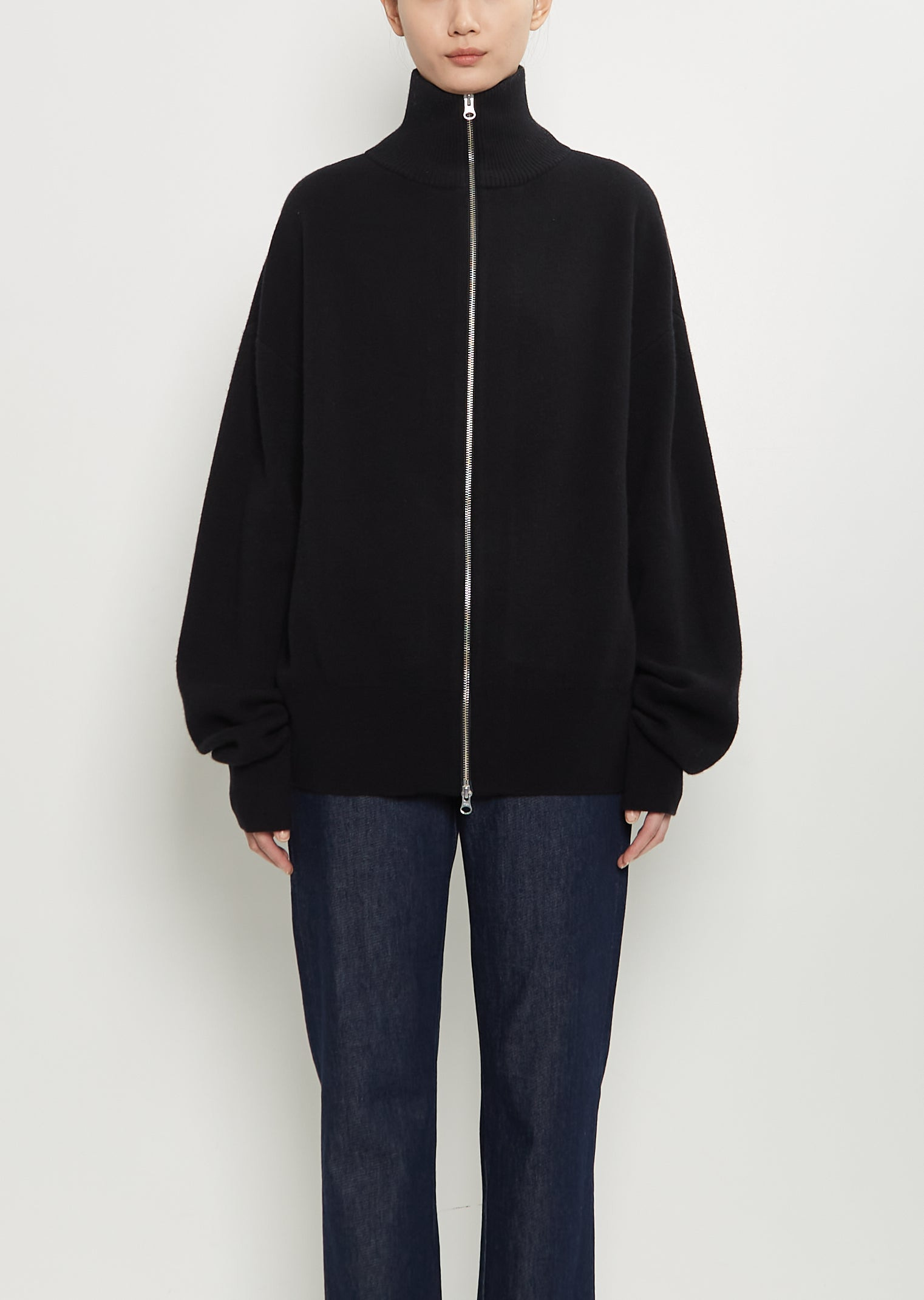 n°319 Xtra Out Cashmere Cardigan — Raven - 1