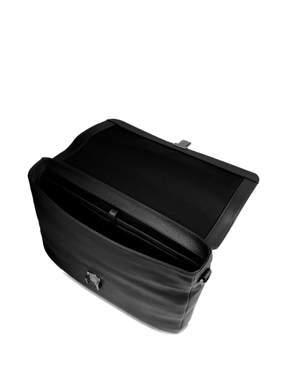 leather top-handle briefcase - 4
