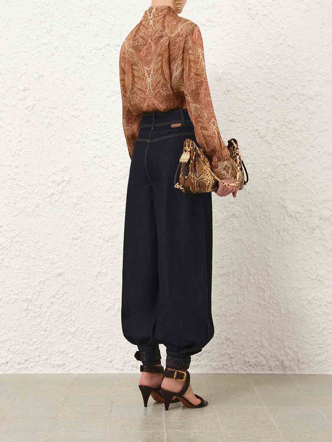SILK PAISLEY BLOUSE - 3