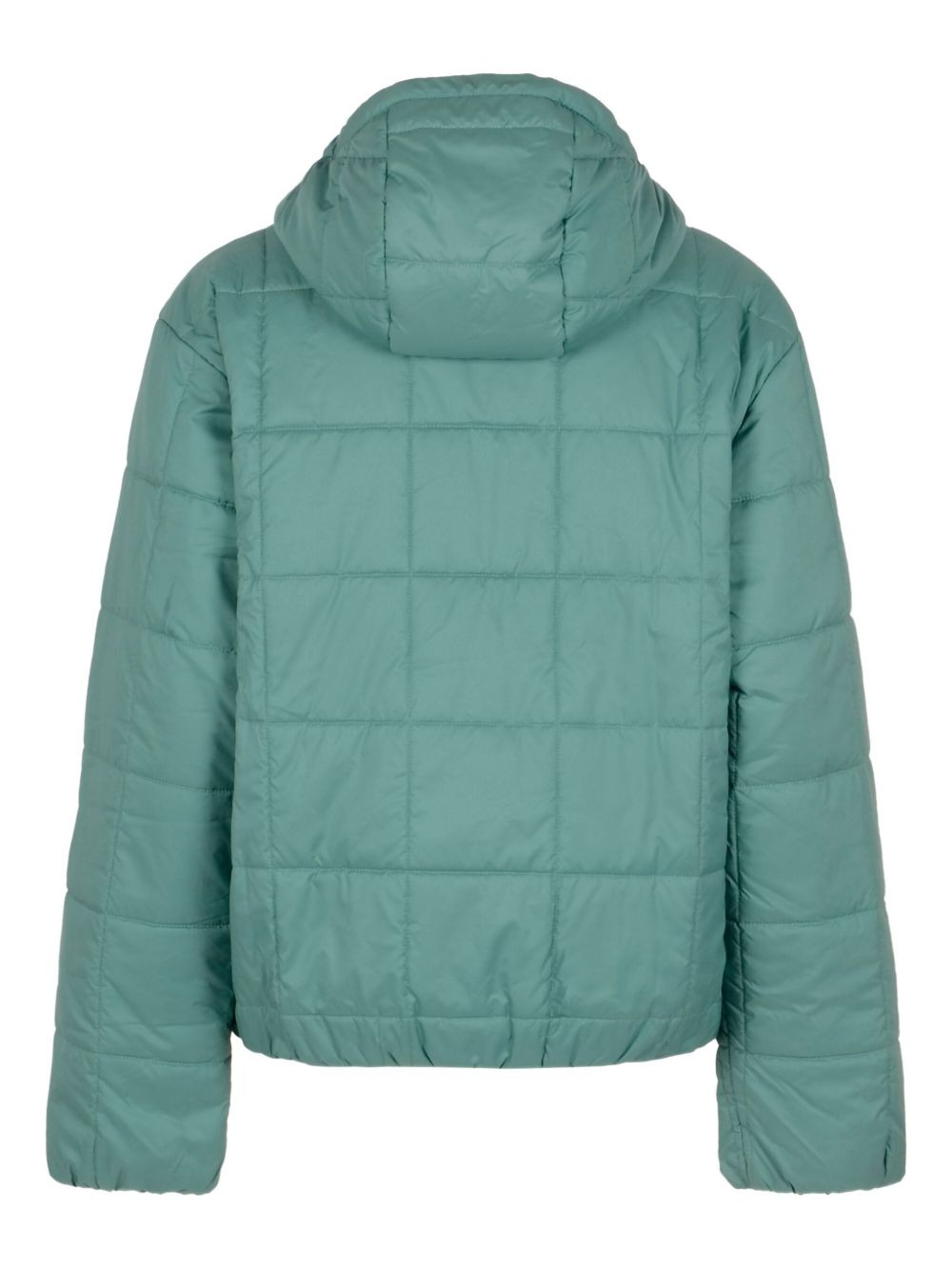 quilted hooded pullover - 2