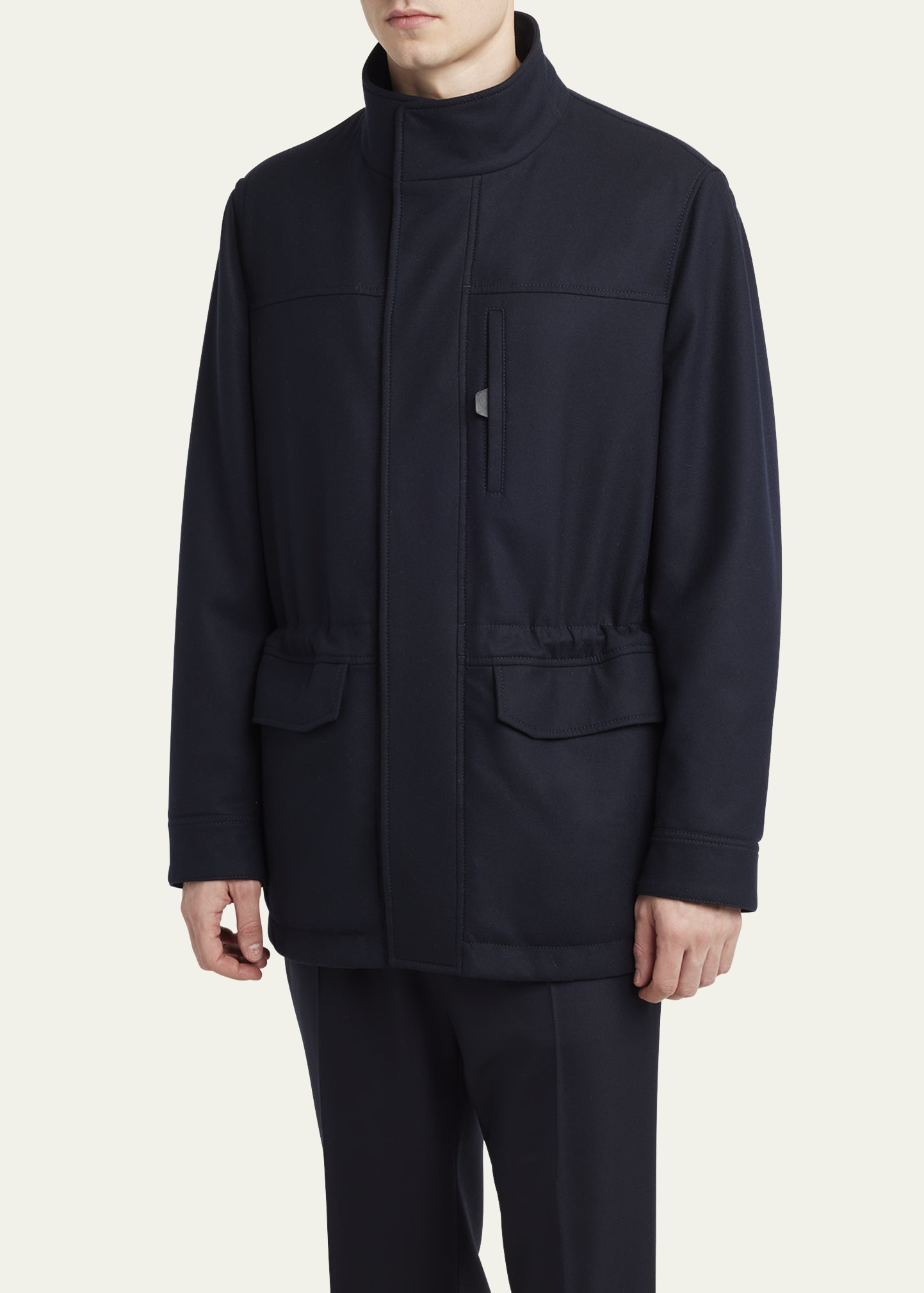 Men's Cashmere Water-Repellent Field Jacket - 4