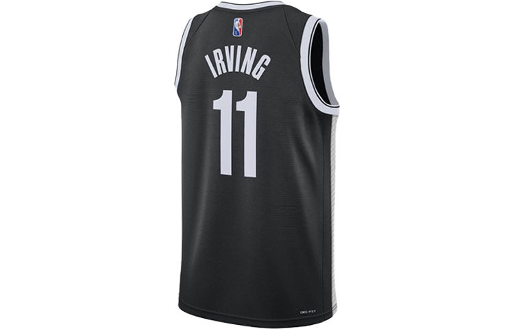Men's Nike NBA Retro Basketball Jersey/Vest SW Fan Edition Brooklyn Nets Kyrie Irving No. 11 Black D - 2
