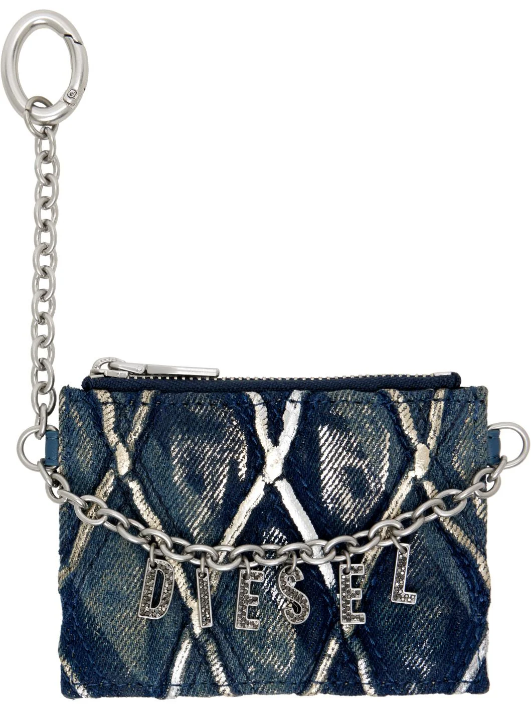 Navy Chain Card Holder - 1