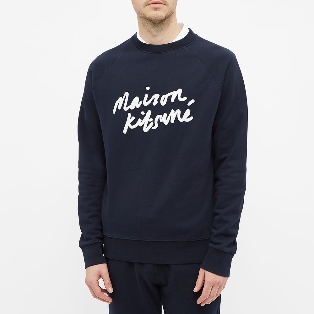 Maison Kitsuné Handwriting Crew Sweat - 4