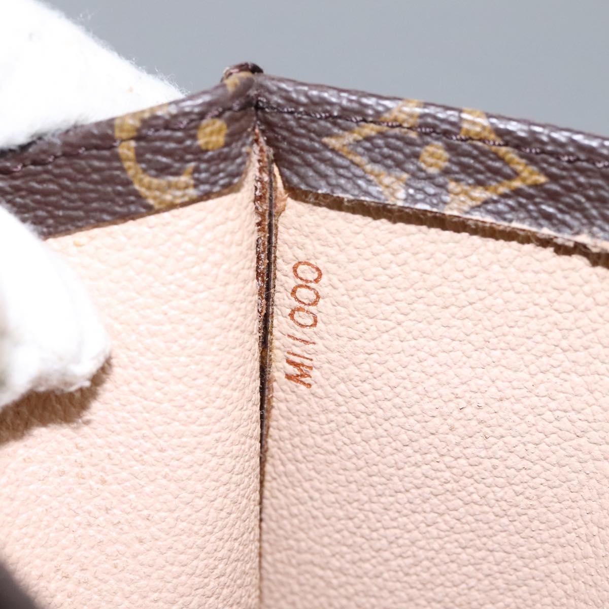 LOUIS VUITTON Monogram Sac Plat Hand Bag M51140 - 12