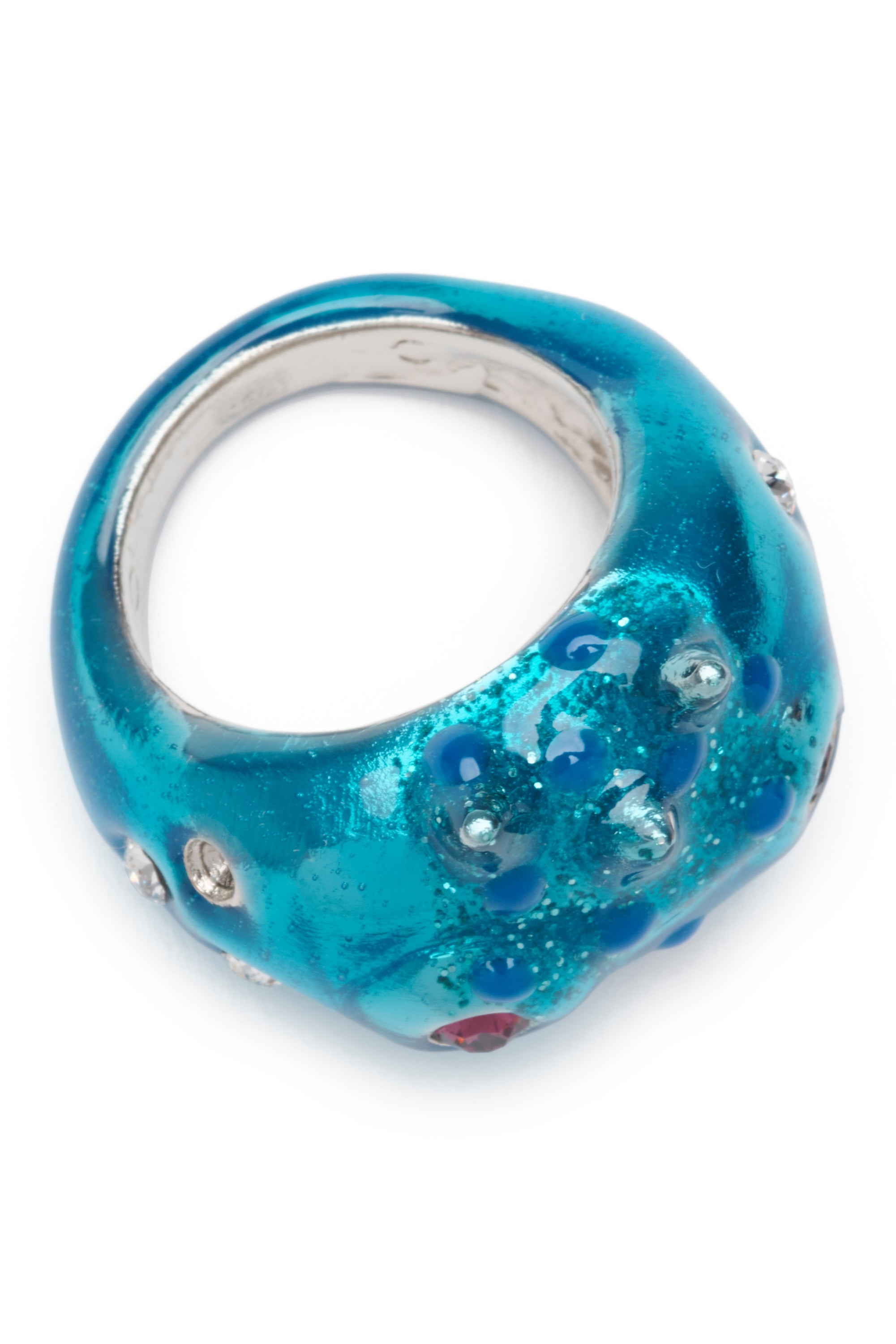 TURQUOISE RHINO BABY RING - 4