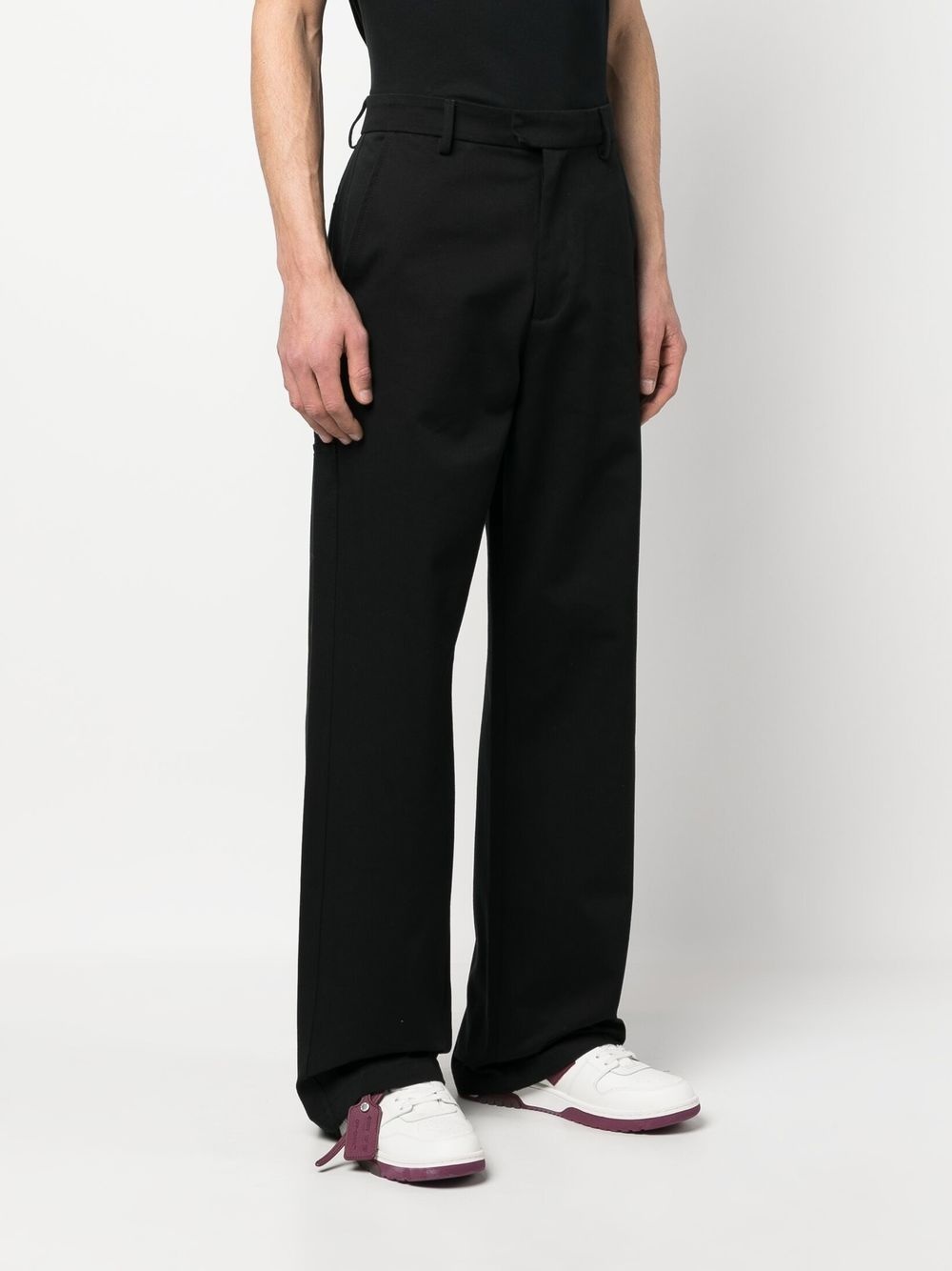 wide-leg tailored trousers - 3