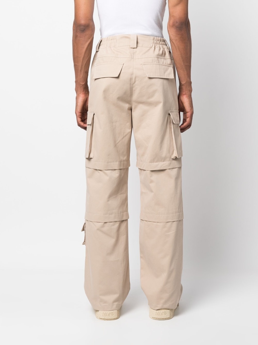 straight-leg cargo trousers - 4