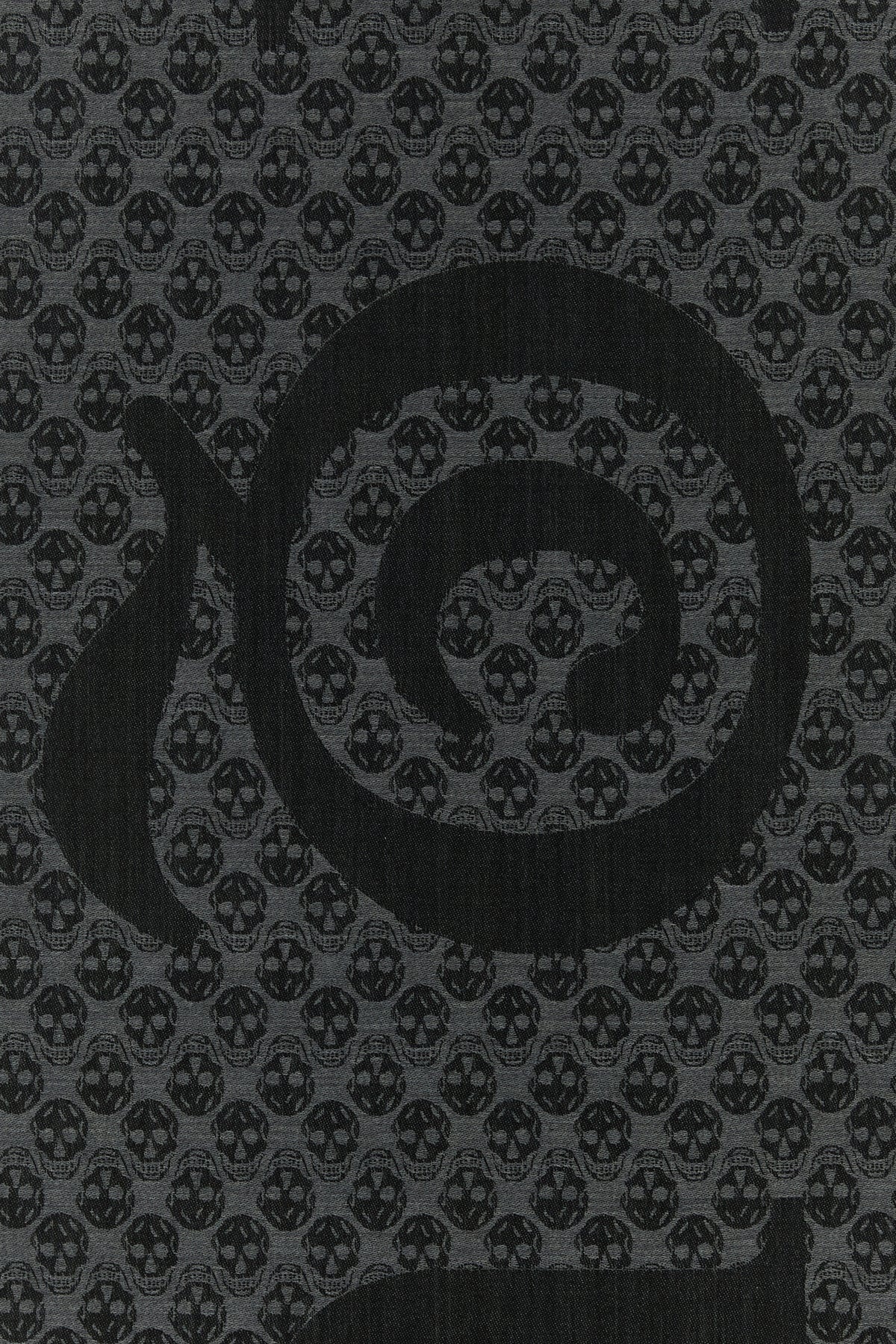 Embroidered wool foulard - 3