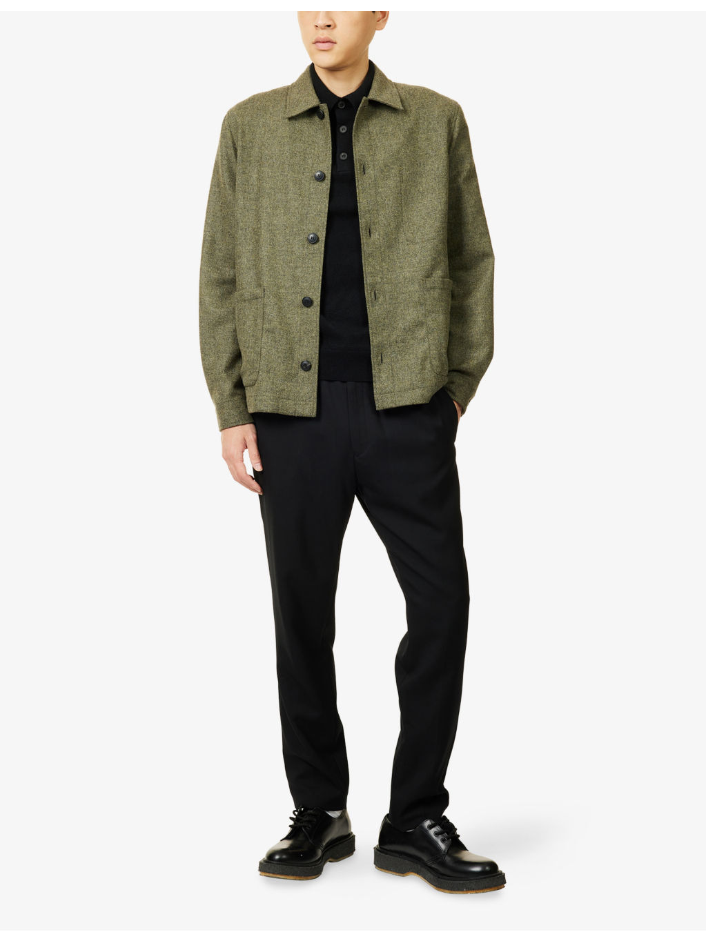 Twin-Pocket Lightweight Wool Jacket - 2