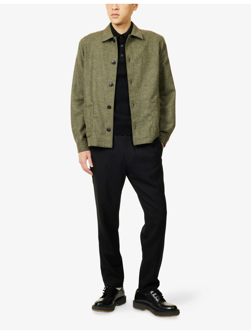 Sunspel Twin-Pocket Lightweight Wool Jacket outlook