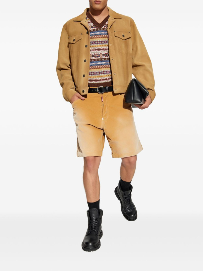 DSQUARED2 corduroy five-pocket shorts outlook