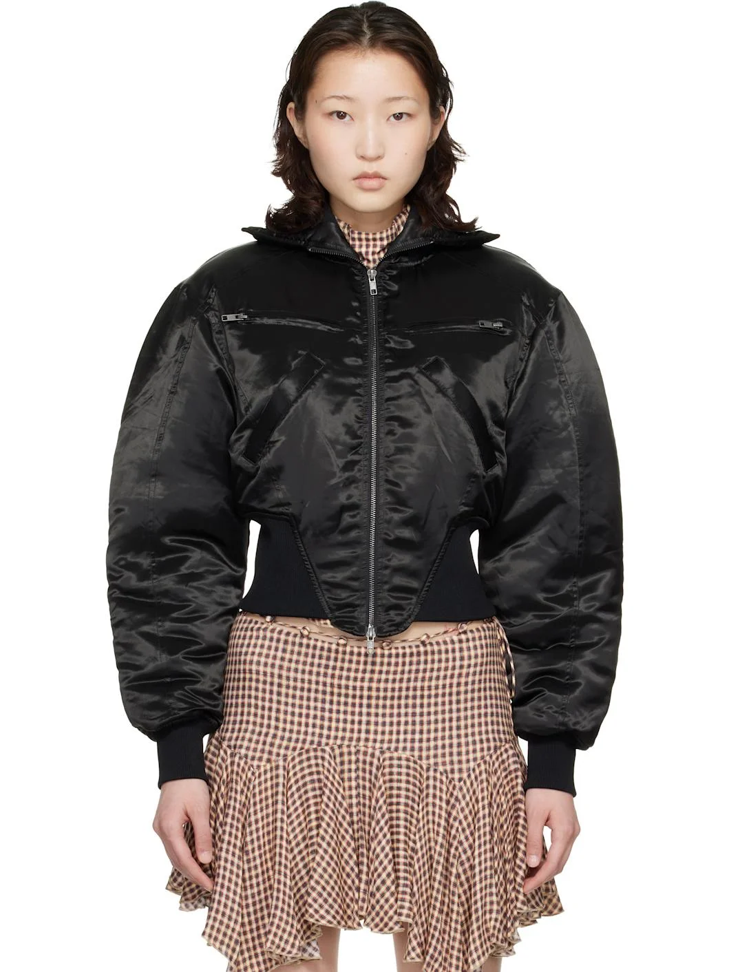 Black M-Claw Bomber Jacket - 1