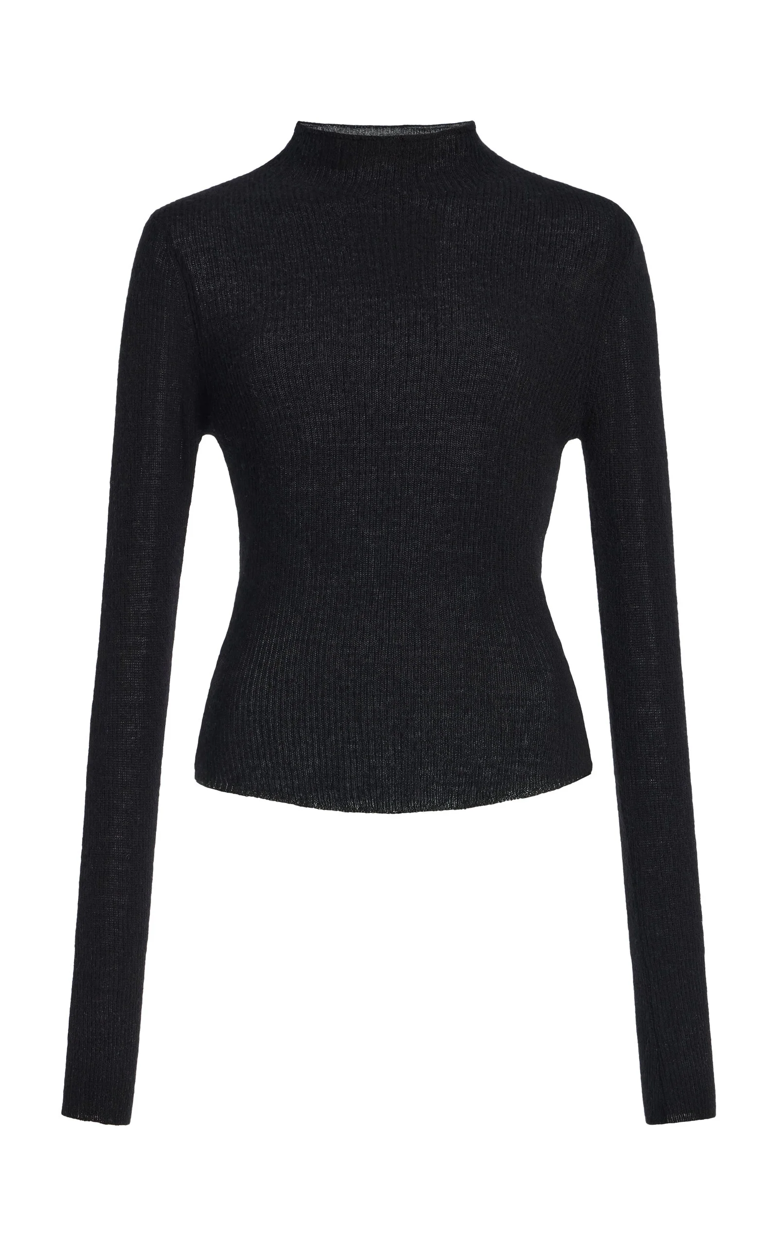 Leelah Turtleneck Wool-Cashmere Sweater - 1