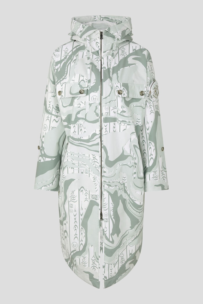 Zuma Coat in Misty green/White - 1