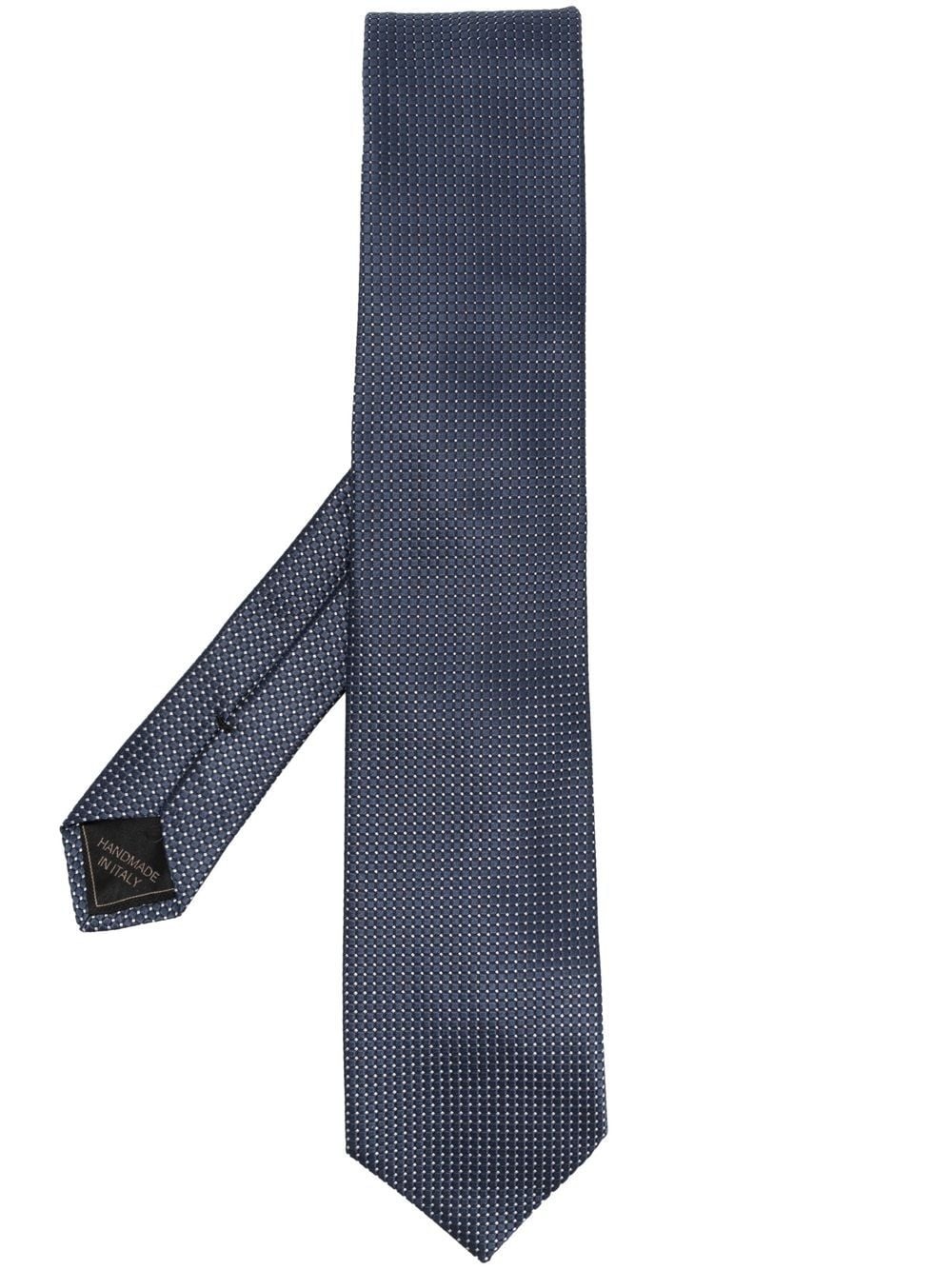 all-over embroidered-pattern tie - 1