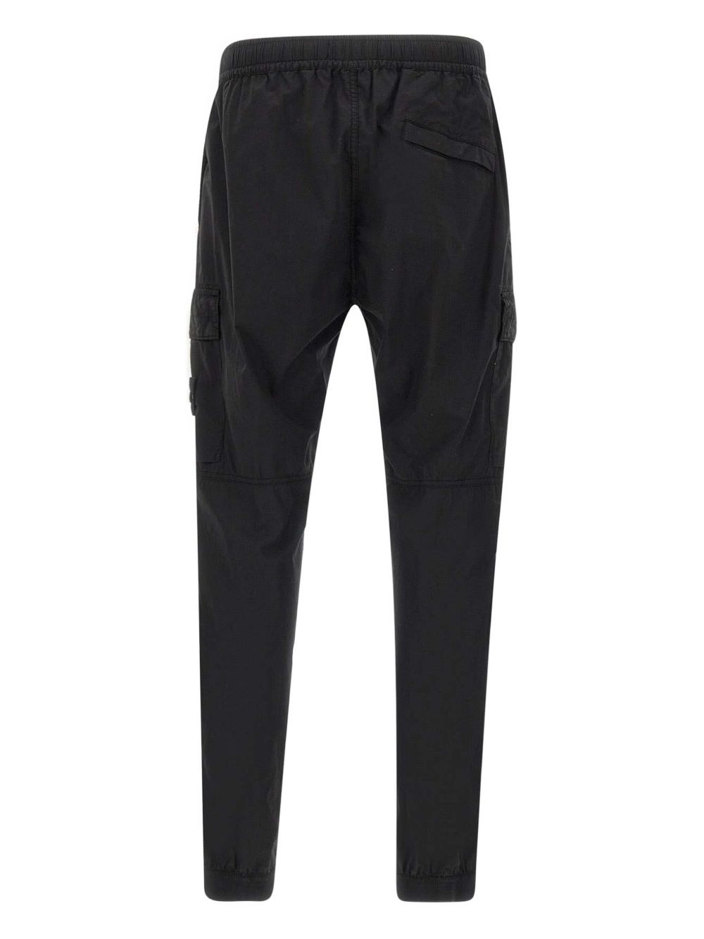 elasticated-waist cargo trousers - 2