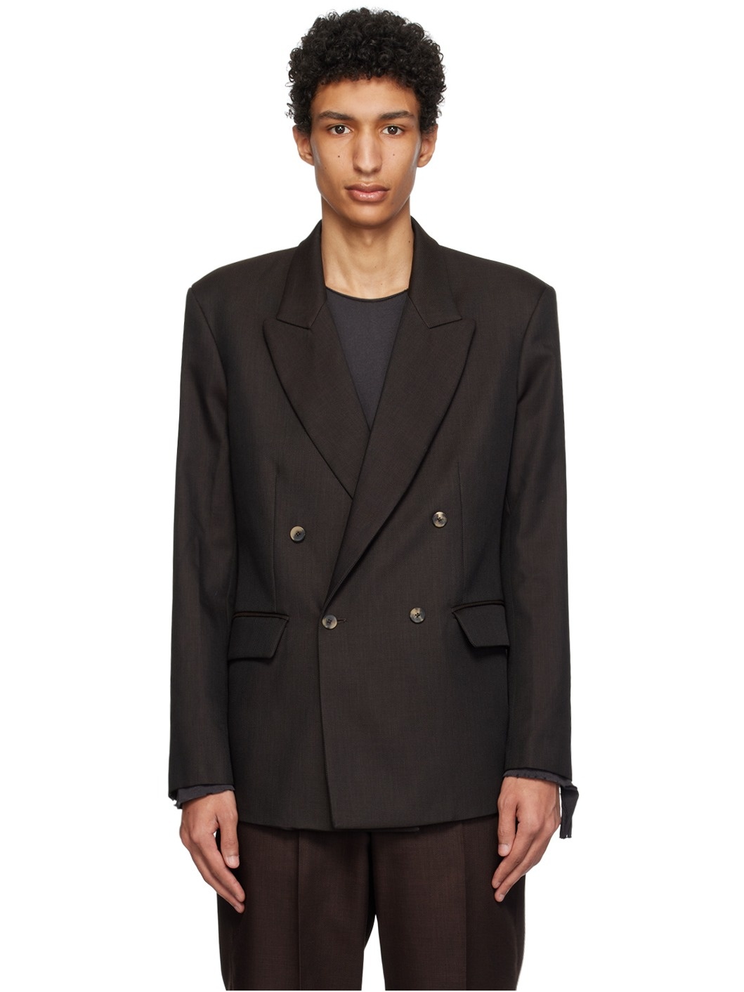 Brown Pico Blazer - 1