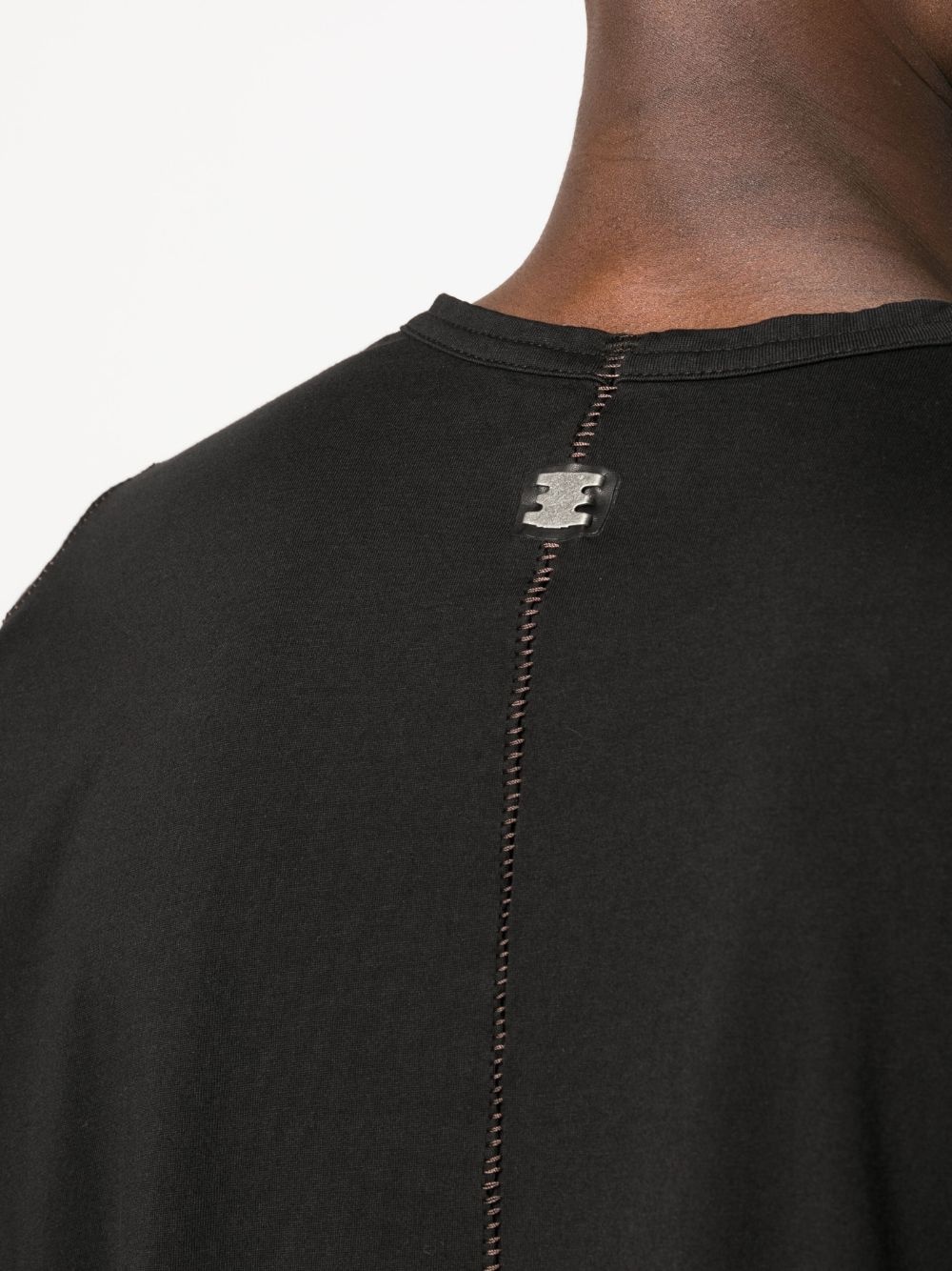 logo-patch organic cotton T-shirt - 5