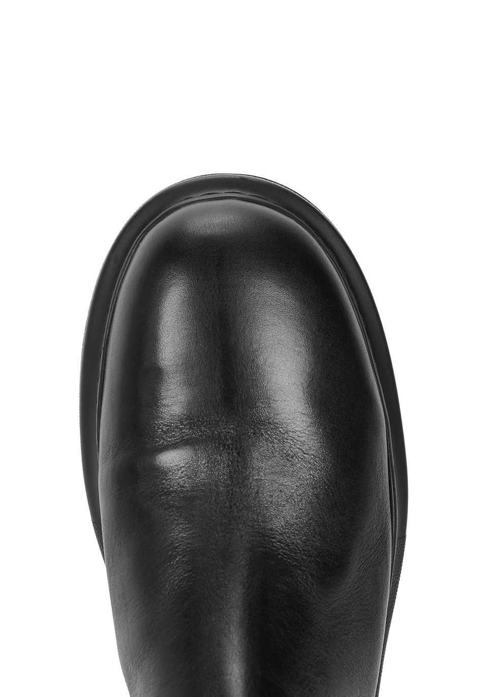 Hybrid black leather Chelsea boots - 4