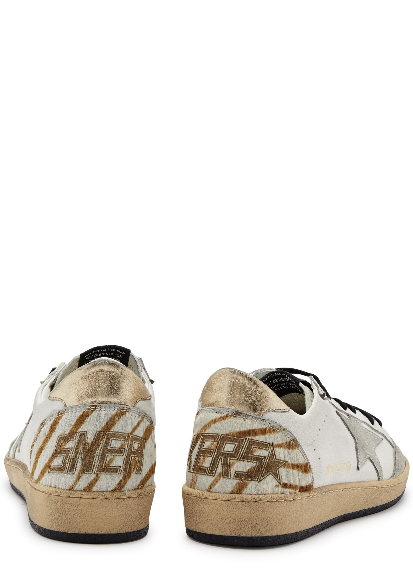 Ball Star distressed leather sneakers - 3