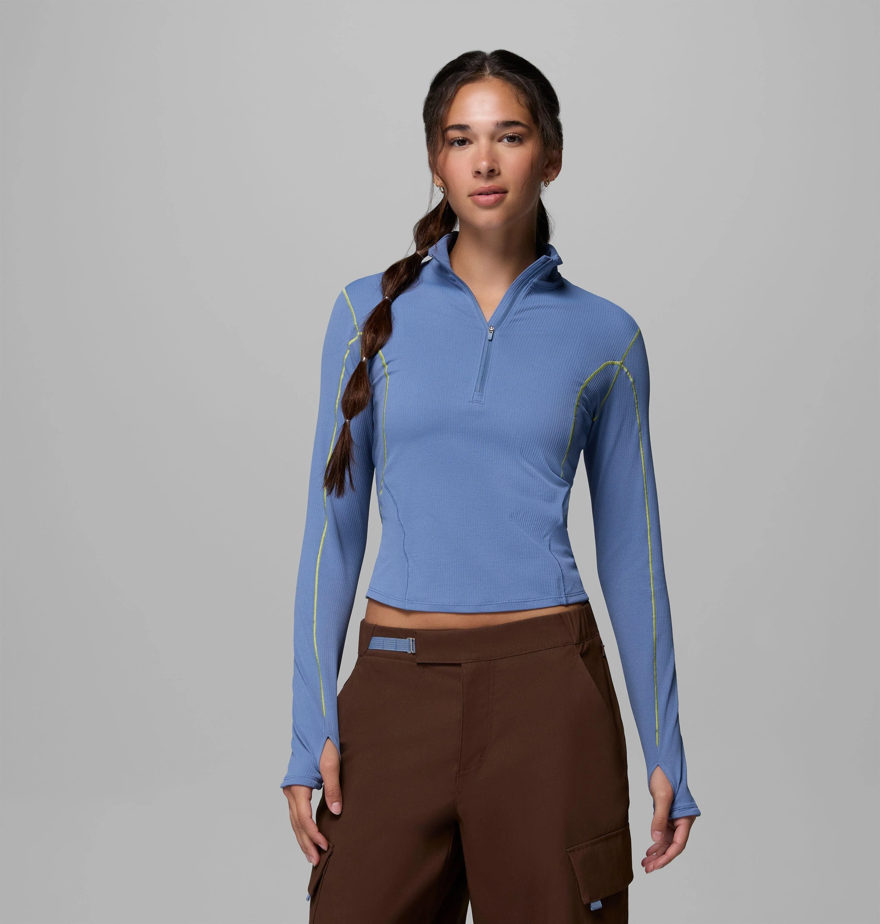 Women's Stonefall Cliff Half Zip Shirt - 1
