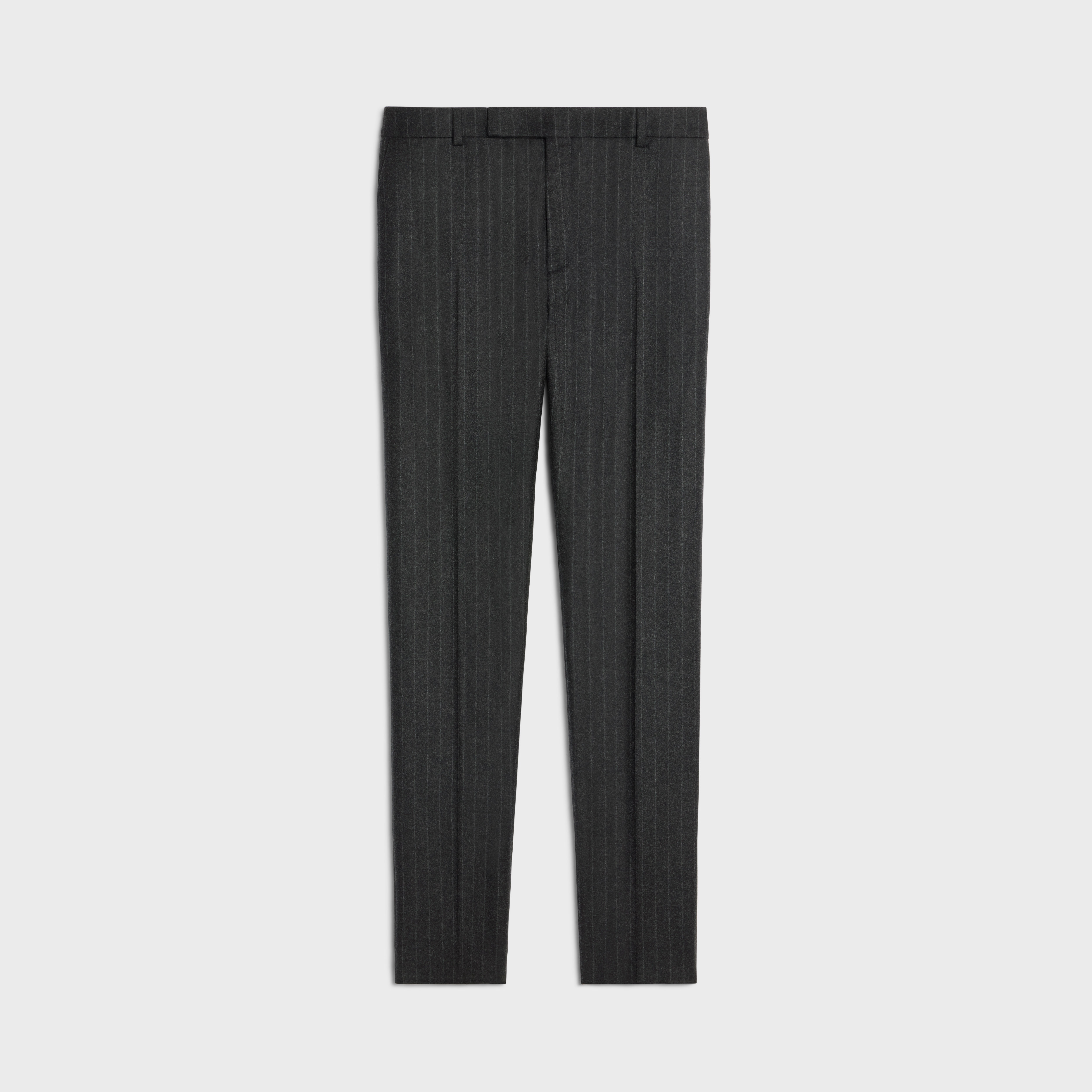 classic pants in striped flannel - 1
