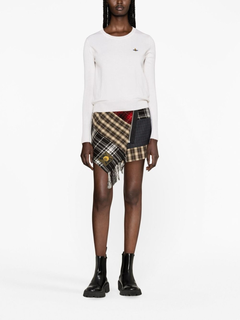 Vivienne Westwood Orb-embroidered cotton-cashmere jumper outlook