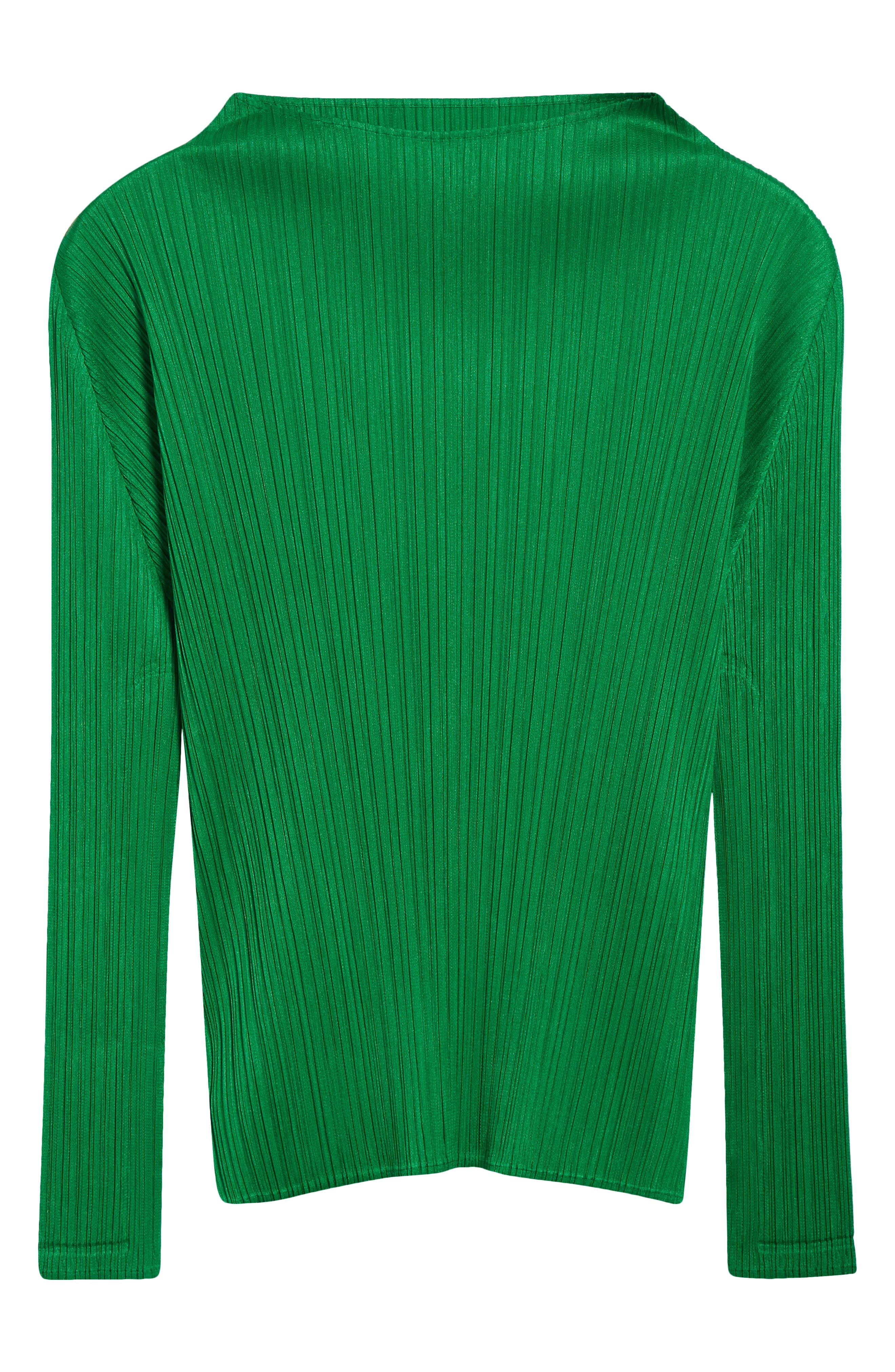 Pleats Please Issey Miyake Monthly Colors February Pleated Top in Green at Nordstrom - 6
