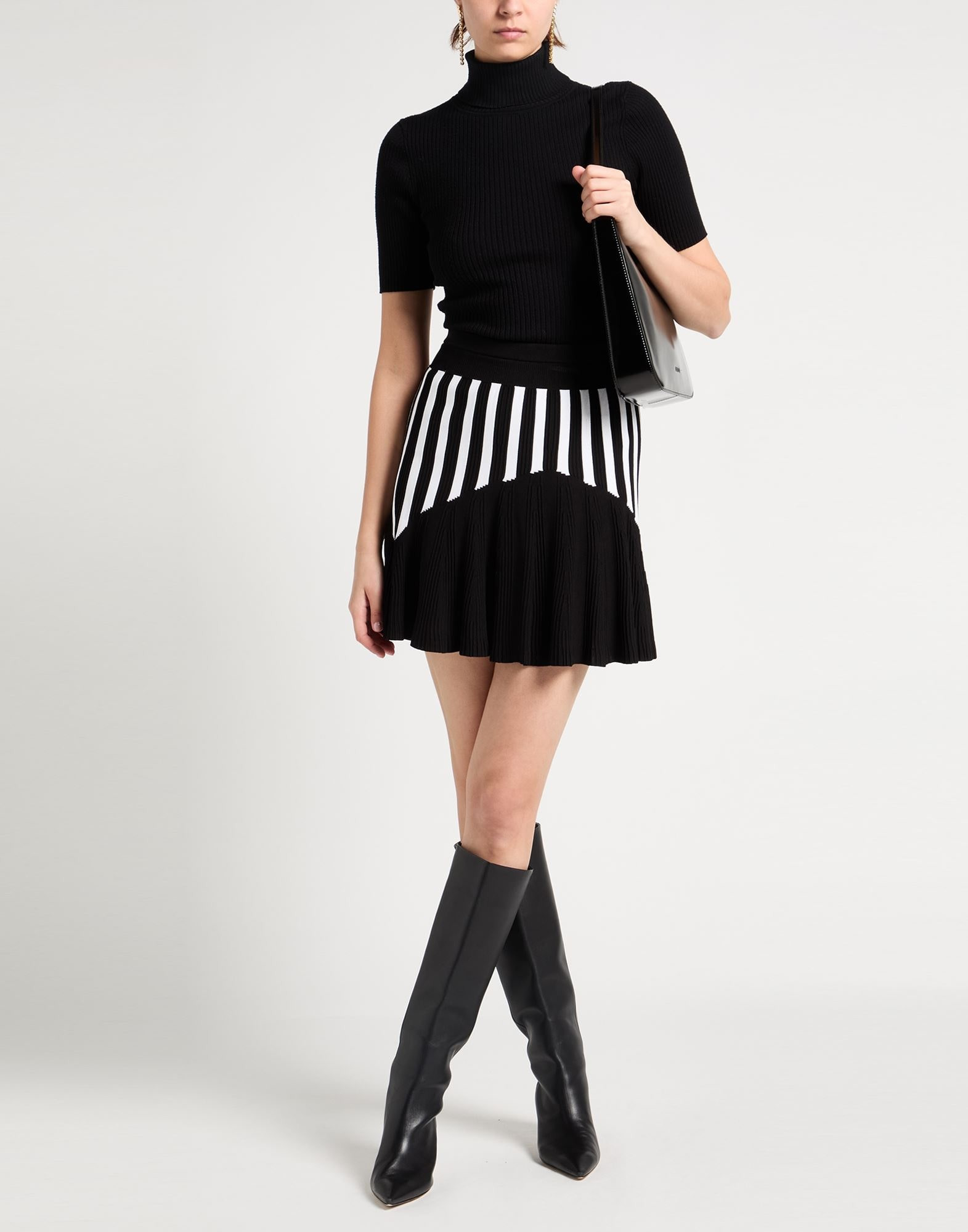 Black Women's Mini Skirt - 3