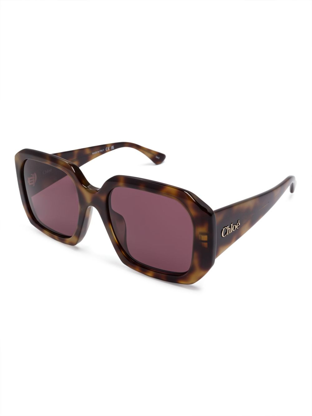 oversize-frame sunglasses - 2