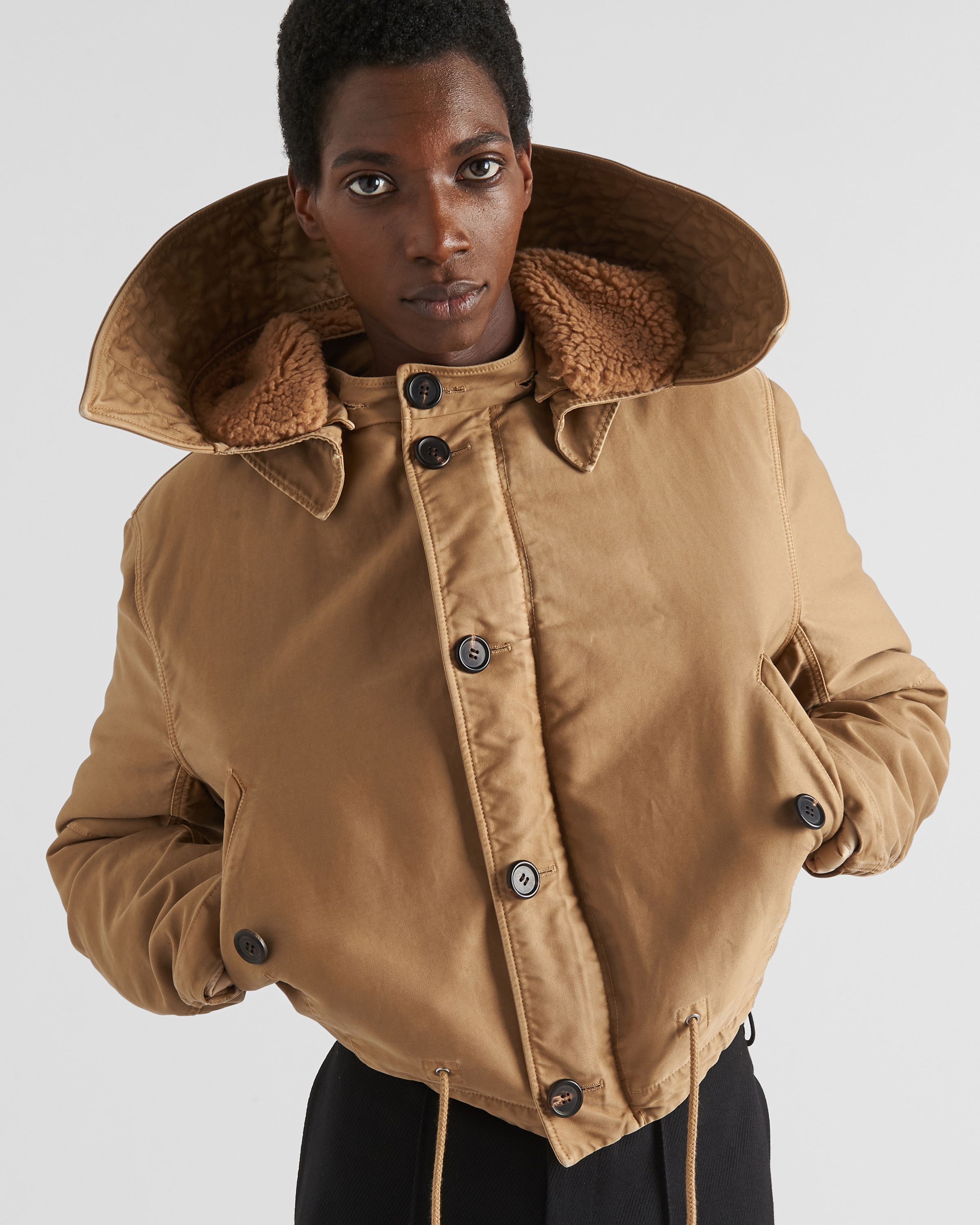 Cotton bomber jacket - 3