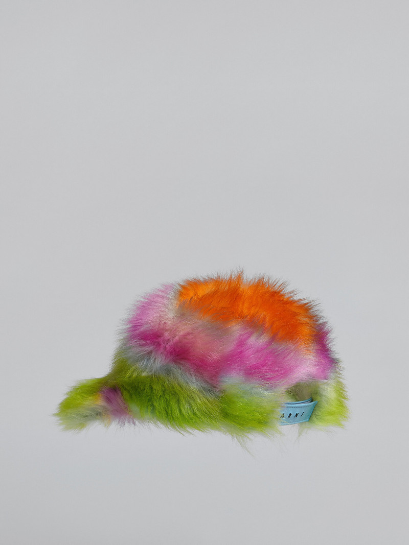 SHEARLING BASEBALL HAT 3