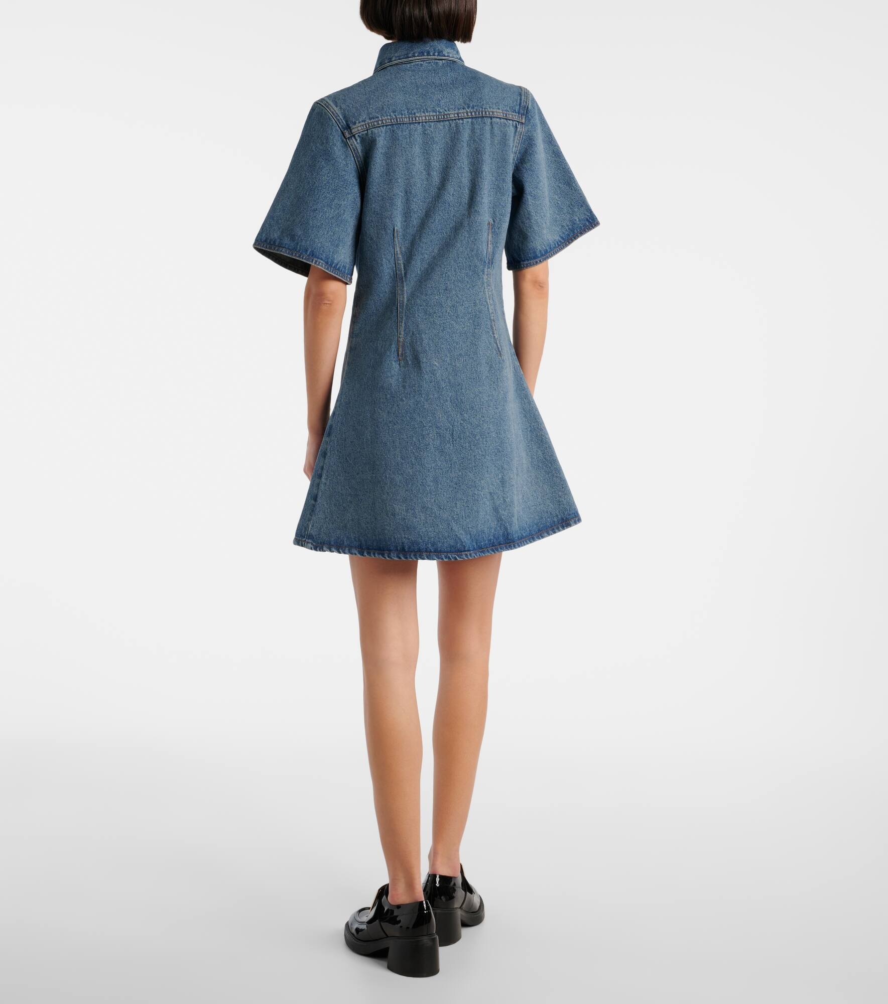Ami De Cœur denim shirt dress - 3