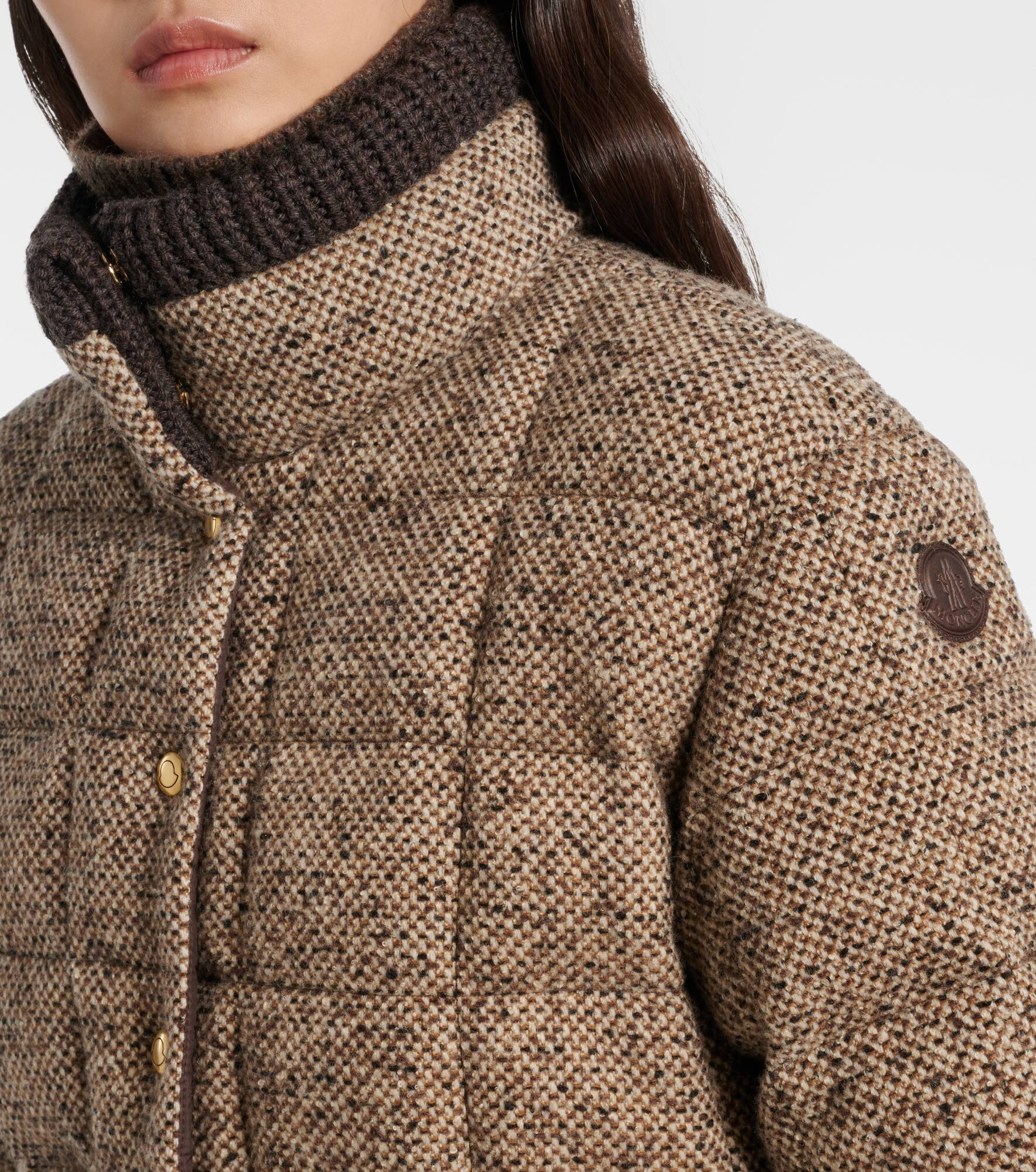Antigony wool-blend down jacket - 4