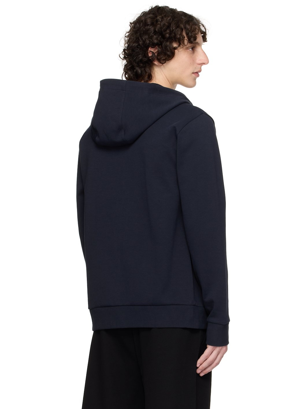 Navy Zip Hoodie - 3