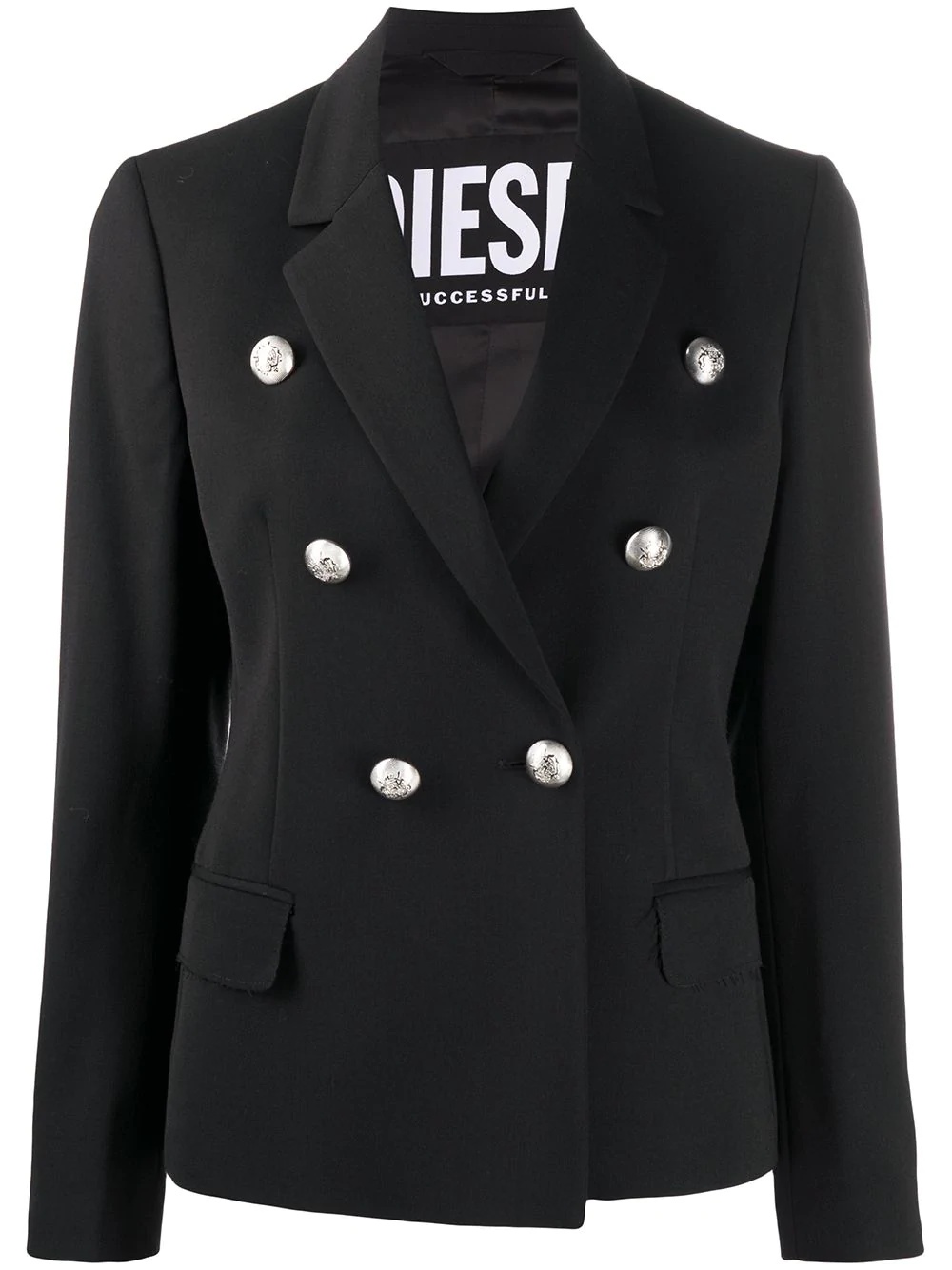 long-sleeved double buttoned jacket - 1