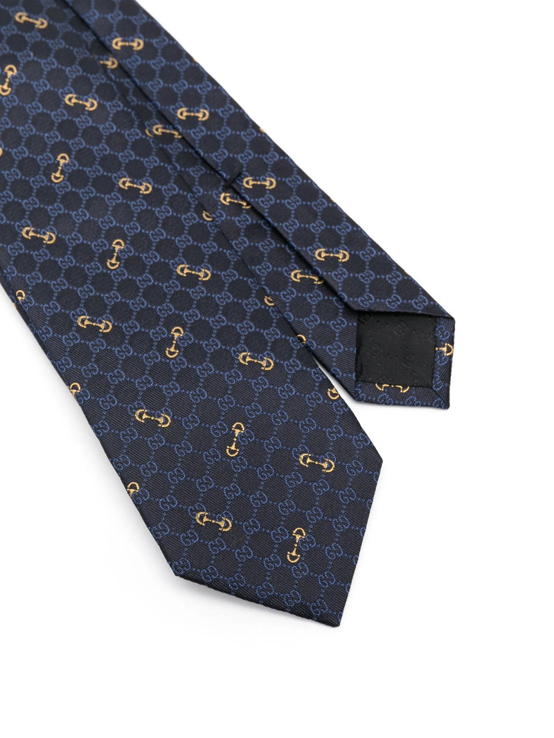 GUCCI Gucci GG Supreme-pattern Silk Tie outlook