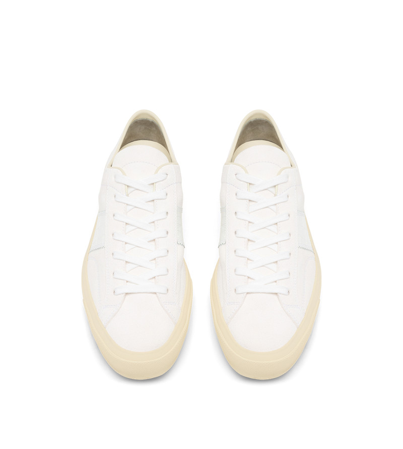 TOM FORD SUEDE AND PRINTED ALLIGATOR CAMBRIDGE SNEAKER outlook