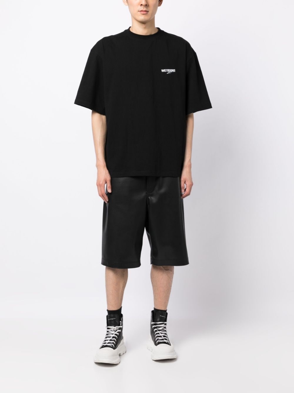 logo cotton T-shirt - 2