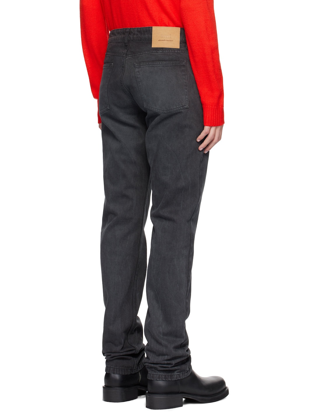 Black Classic Fit Jeans - 3