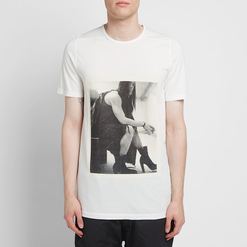 Rick Owens DRKSHDW Rick Photo Print Level Tee - 5