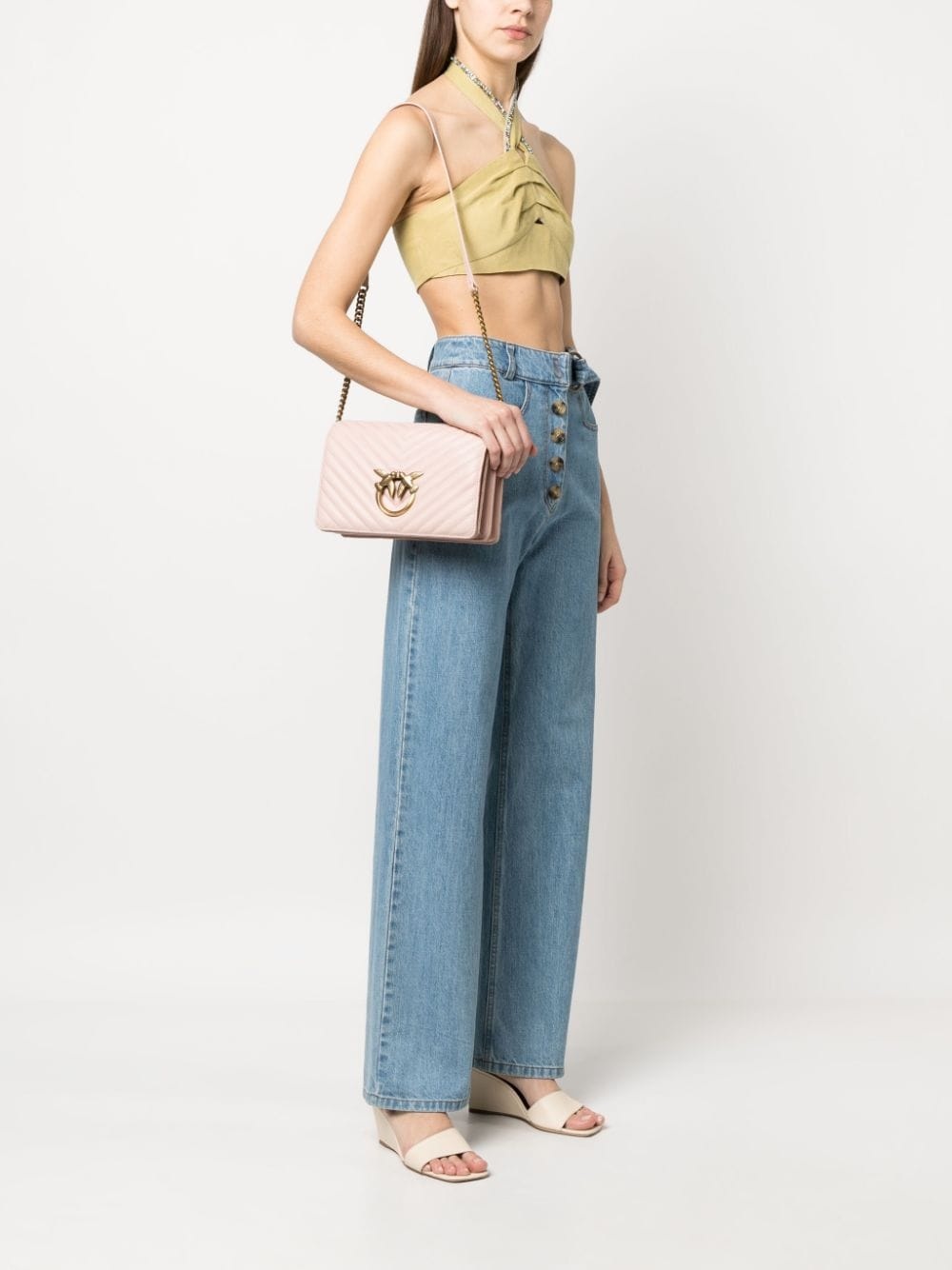 Love quilted crossbody bag - 2