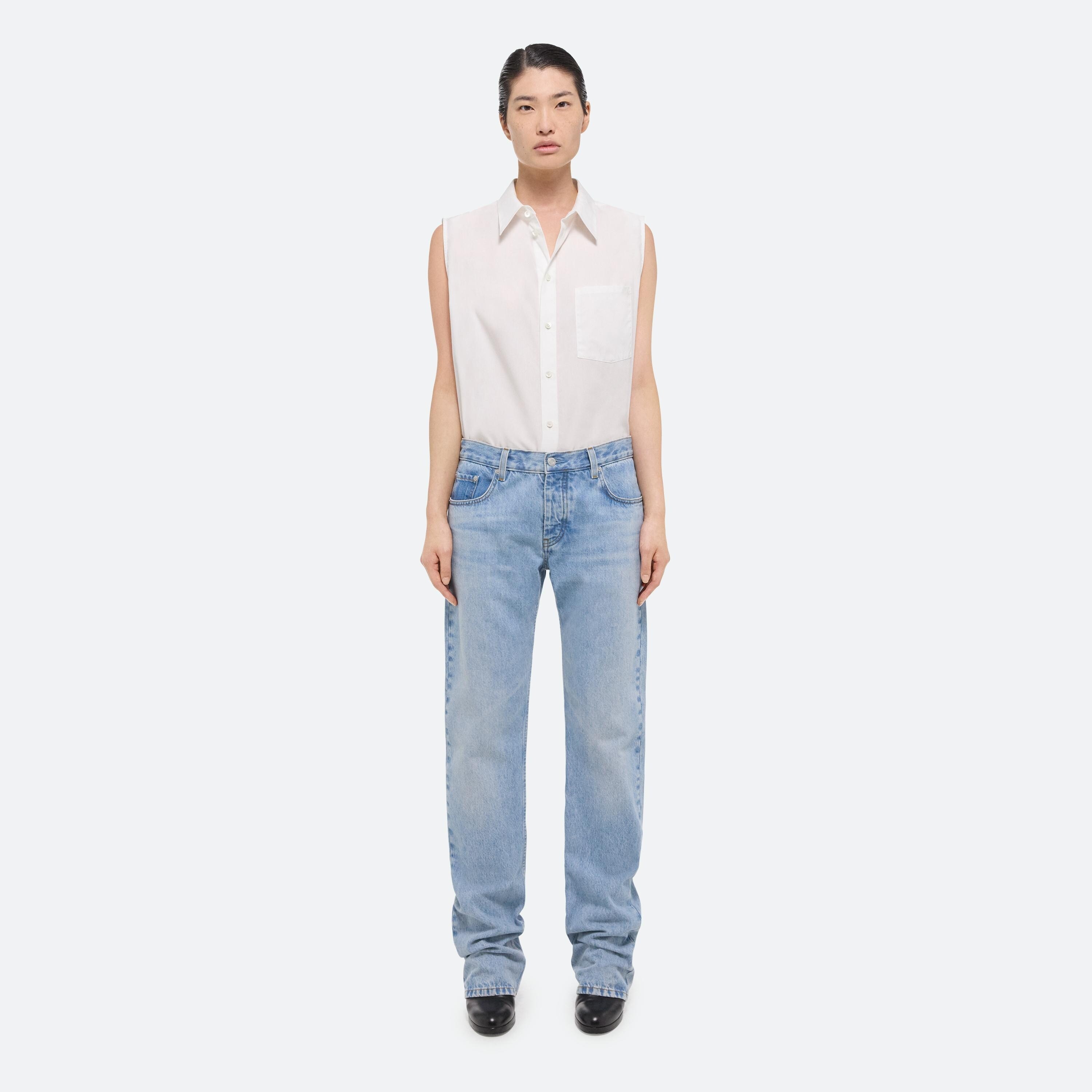 LOW-RISE STRAIGHT JEANS - 3
